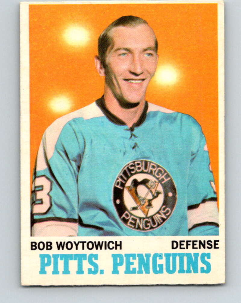 1970-71 O-Pee-Chee #88 Bob Woytowich Pittsburgh Penguins V2607