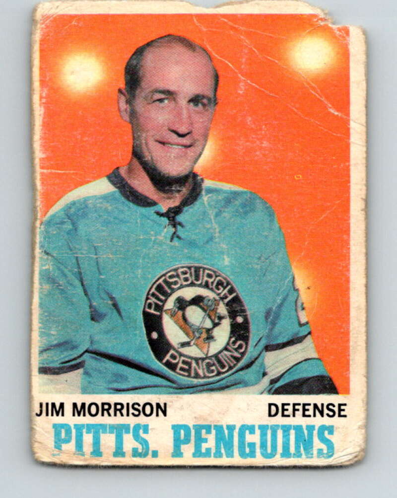 1970-71 O-Pee-Chee #90 Jim Morrison Pittsburgh Penguins V2609