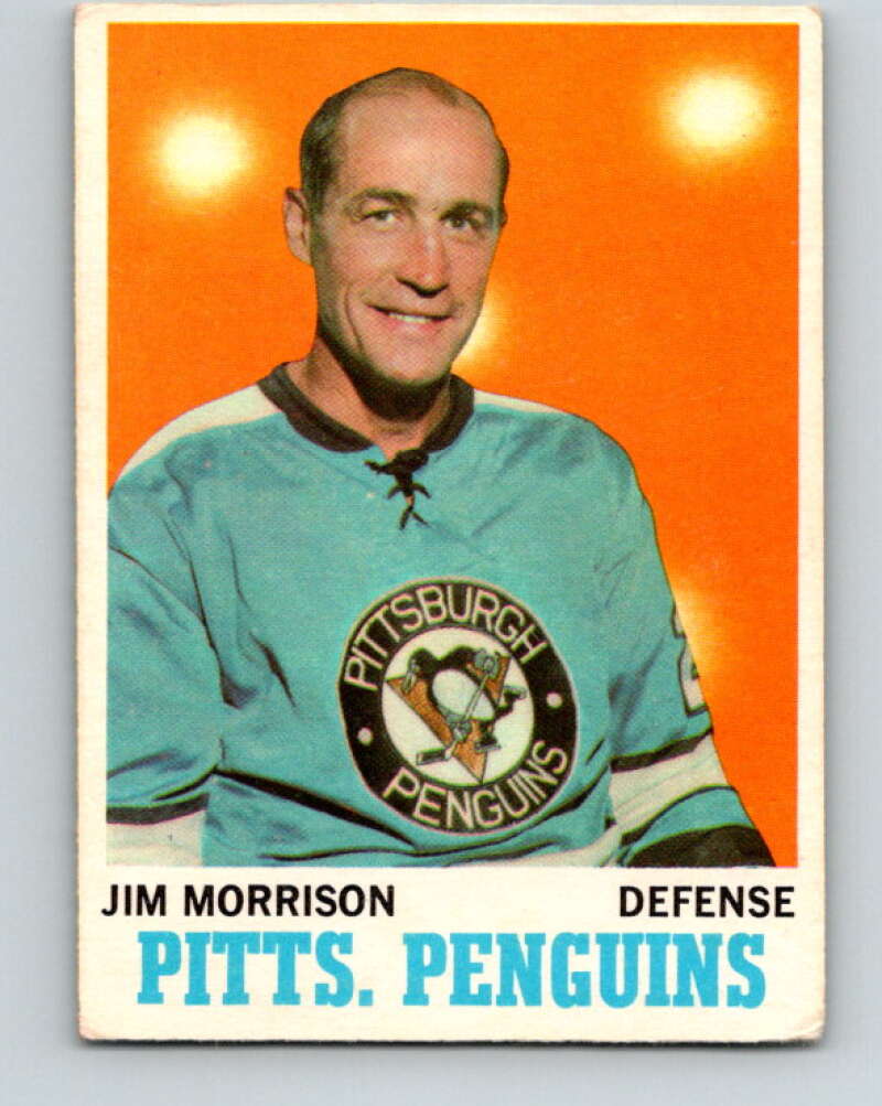 1970-71 O-Pee-Chee #90 Jim Morrison Pittsburgh Penguins V2610