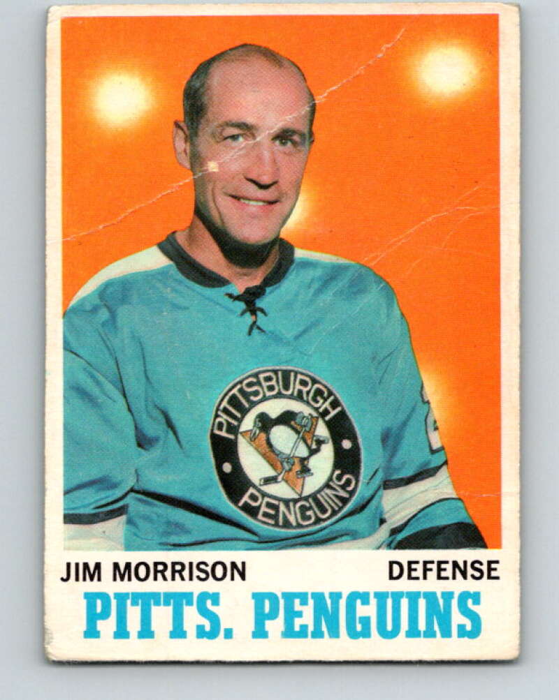 1970-71 O-Pee-Chee #90 Jim Morrison Pittsburgh Penguins V2611