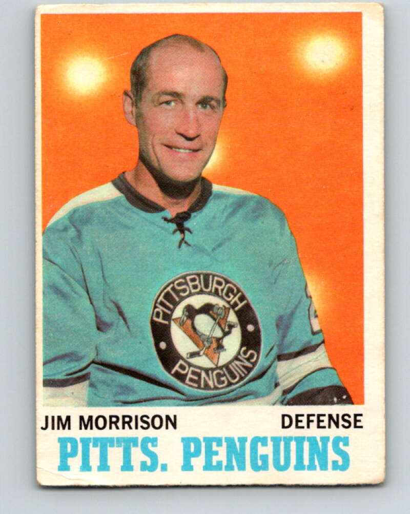 1970-71 O-Pee-Chee #90 Jim Morrison Pittsburgh Penguins V2613
