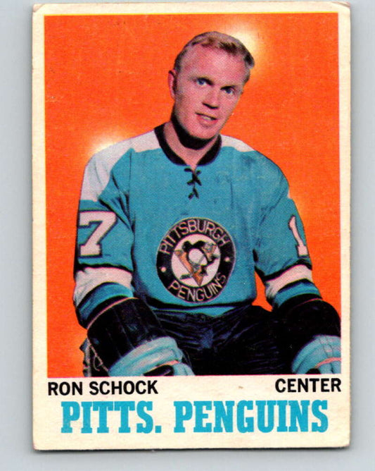 1970-71 O-Pee-Chee #91 Ron Schock  Pittsburgh Penguins  V2615