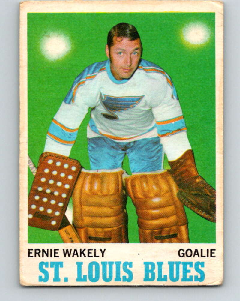 1970-71 O-Pee-Chee #97 Ernie Wakely RC Rookie St. Louis Blues V2627