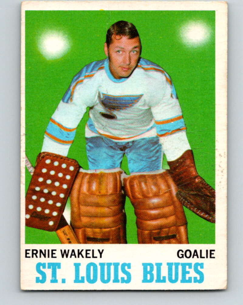 1970-71 O-Pee-Chee #97 Ernie Wakely RC Rookie St. Louis Blues V2628