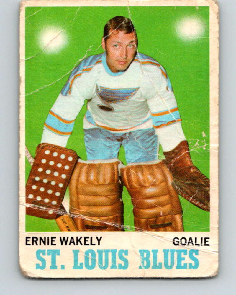 1970-71 O-Pee-Chee #97 Ernie Wakely RC Rookie St. Louis Blues V2629