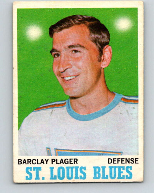 1970-71 O-Pee-Chee #99 Barclay Plager  St. Louis Blues  V2632