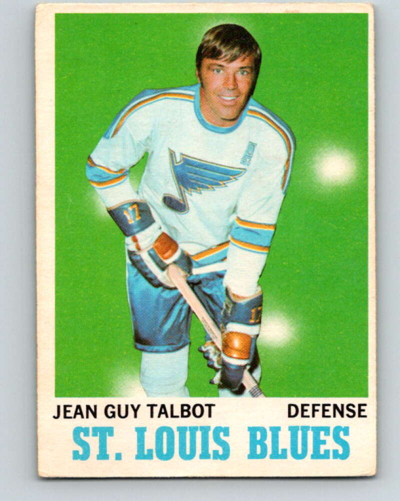 1970-71 O-Pee-Chee #100 Jean-Guy Talbot St. Louis Blues V2635