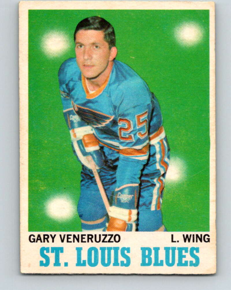 1970-71 O-Pee-Chee #101 Gary Veneruzzo St. Louis Blues V2636