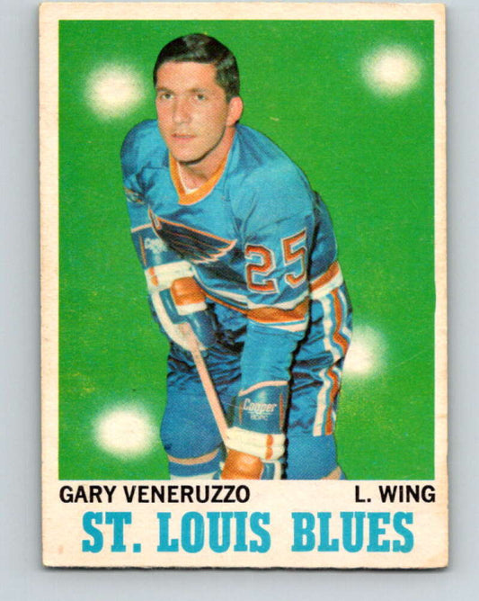 1970-71 O-Pee-Chee #101 Gary Veneruzzo  St. Louis Blues  V2636