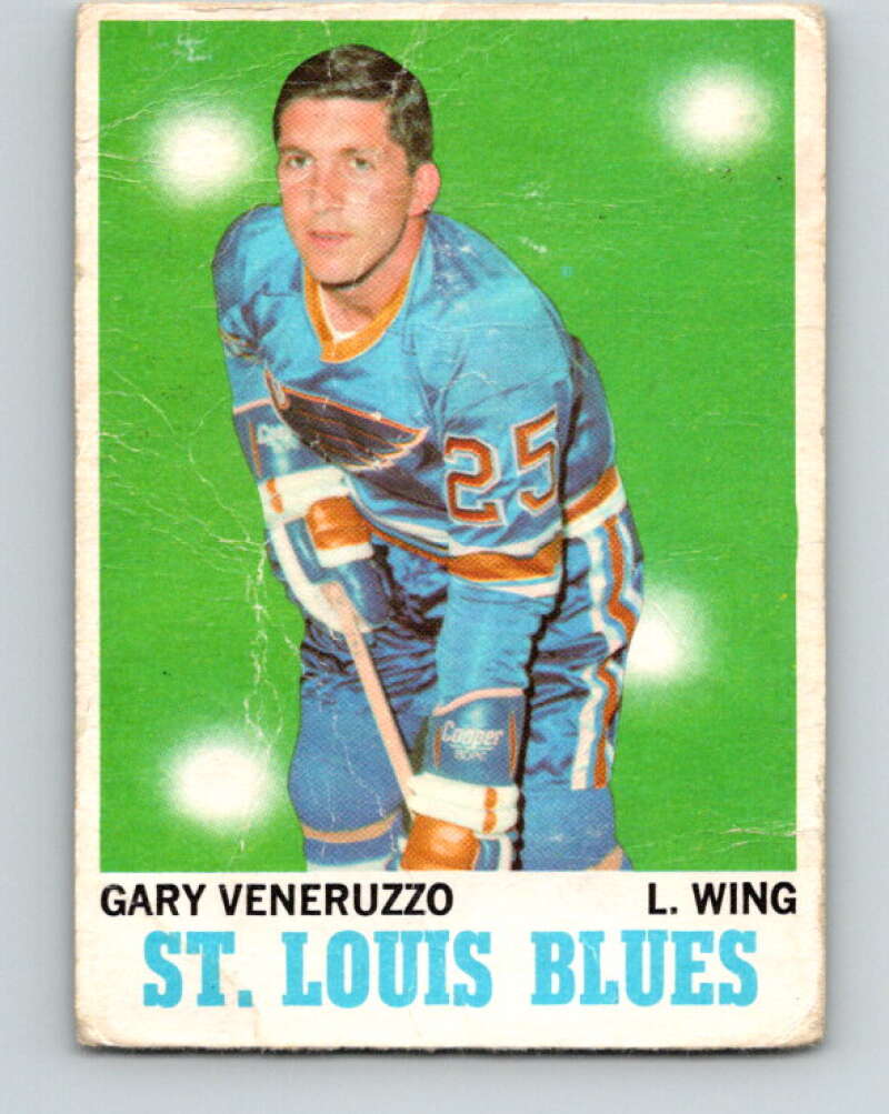 1970-71 O-Pee-Chee #101 Gary Veneruzzo St. Louis Blues V2638