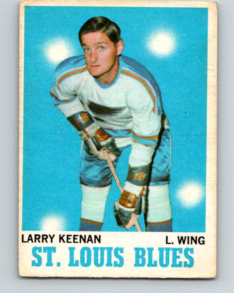 1970-71 O-Pee-Chee #104 Larry Keenan St. Louis Blues V2644