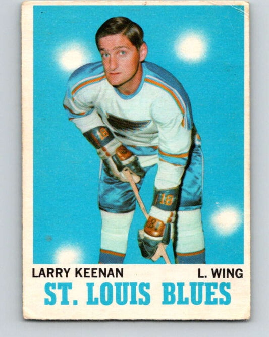 1970-71 O-Pee-Chee #104 Larry Keenan  St. Louis Blues  V2645