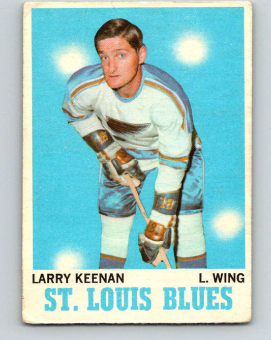 1970-71 O-Pee-Chee #104 Larry Keenan  St. Louis Blues  V2646