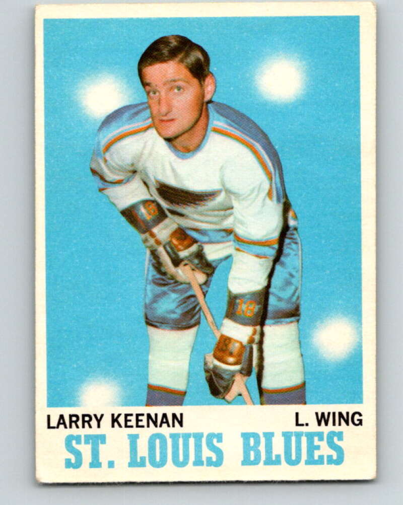 1970-71 O-Pee-Chee #104 Larry Keenan St. Louis Blues V2647
