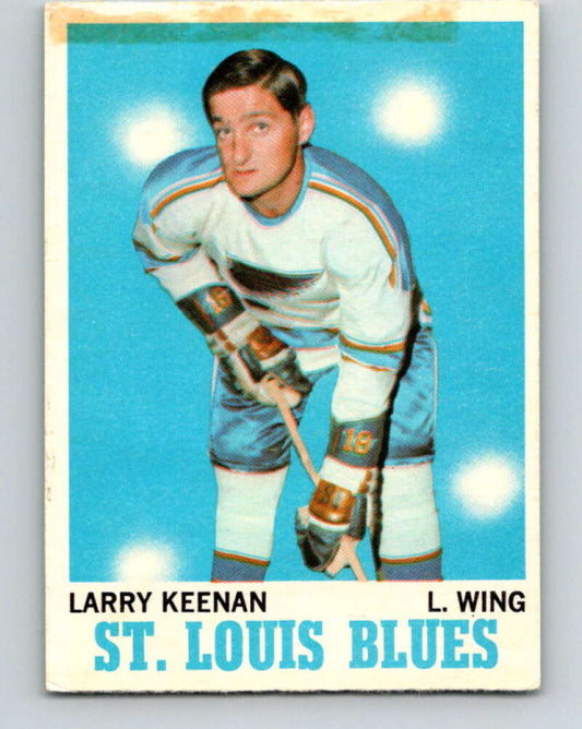1970-71 O-Pee-Chee #104 Larry Keenan  St. Louis Blues  V2648