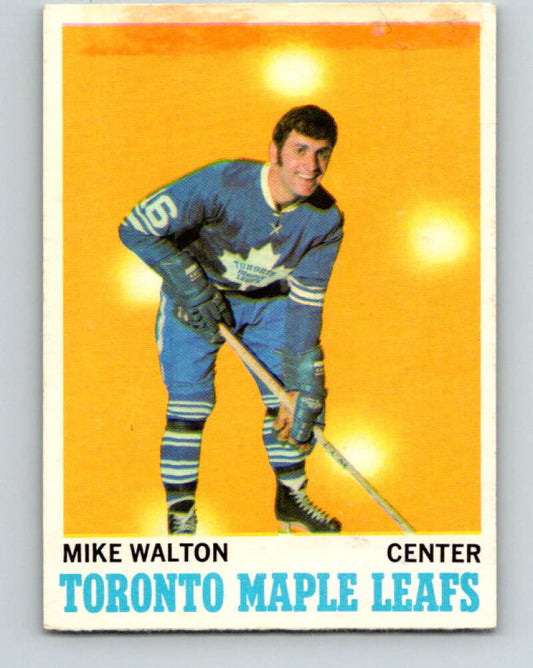 1970-71 O-Pee-Chee #109 Mike Walton  Toronto Maple Leafs  V2660
