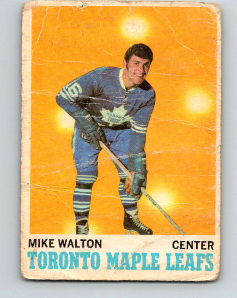 1970-71 O-Pee-Chee #109 Mike Walton Toronto Maple Leafs V2662