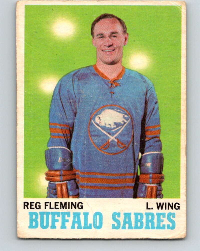 1970-71 O-Pee-Chee #128 Reg Fleming Buffalo Sabres V2696