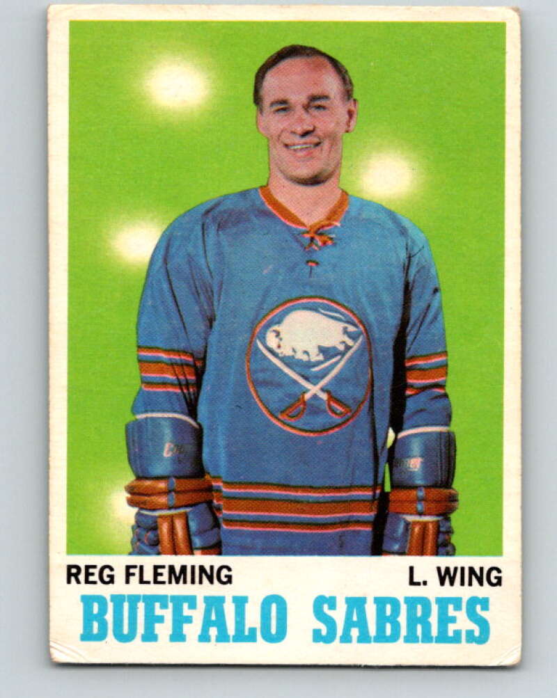 1970-71 O-Pee-Chee #128 Reg Fleming Buffalo Sabres V2697