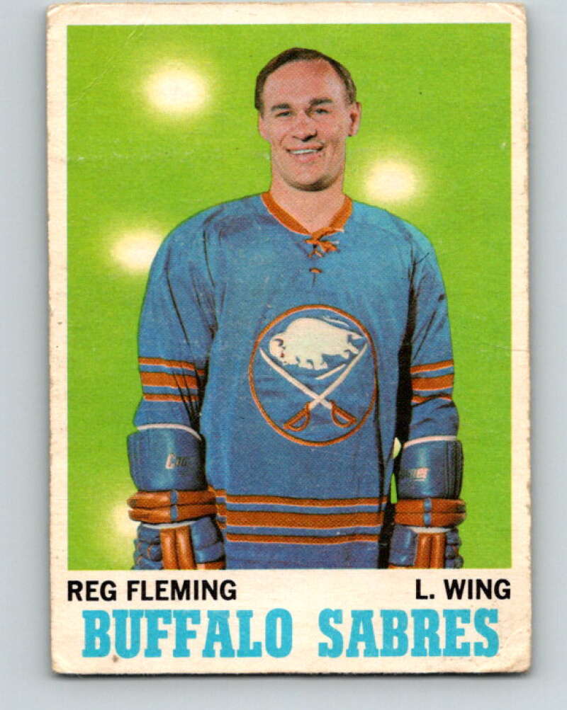 1970-71 O-Pee-Chee #128 Reg Fleming Buffalo Sabres V2698