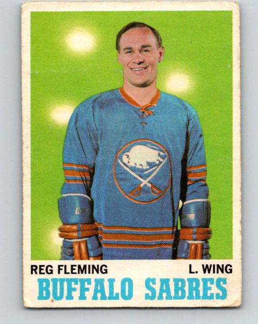 1970-71 O-Pee-Chee #128 Reg Fleming  Buffalo Sabres  V2698