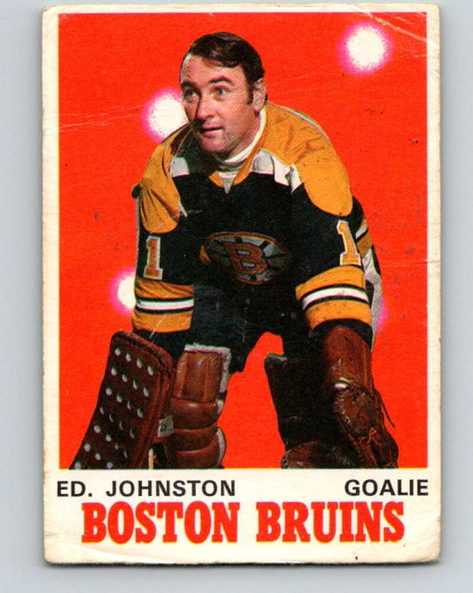 1970-71 O-Pee-Chee #133 Ed Johnston  Boston Bruins  V2707