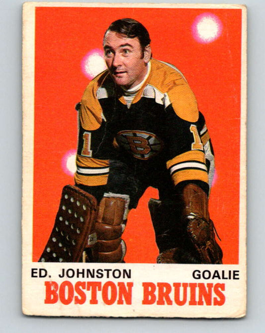 1970-71 O-Pee-Chee #133 Ed Johnston  Boston Bruins  V2708