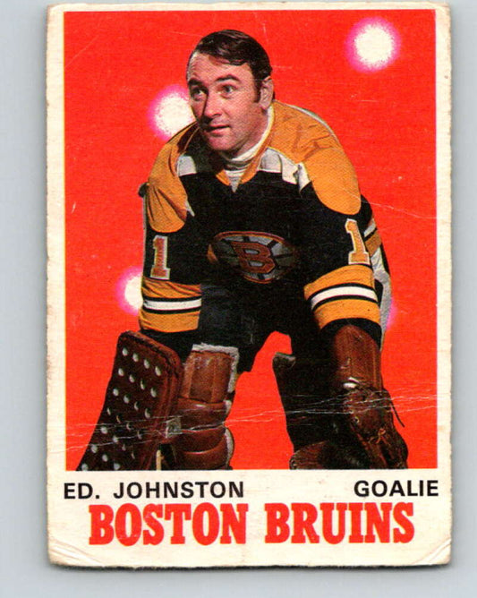 1970-71 O-Pee-Chee #133 Ed Johnston  Boston Bruins  V2709