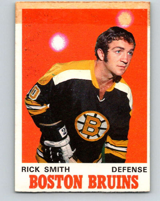 1970-71 O-Pee-Chee #135 Rick Smith  RC Rookie Boston Bruins  V2713