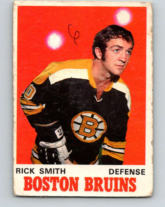 1970-71 O-Pee-Chee #135 Rick Smith  RC Rookie Boston Bruins  V2714