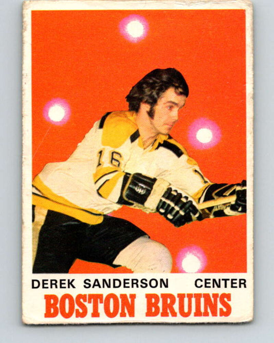 1970-71 O-Pee-Chee #136 Derek Sanderson  Boston Bruins  V2715