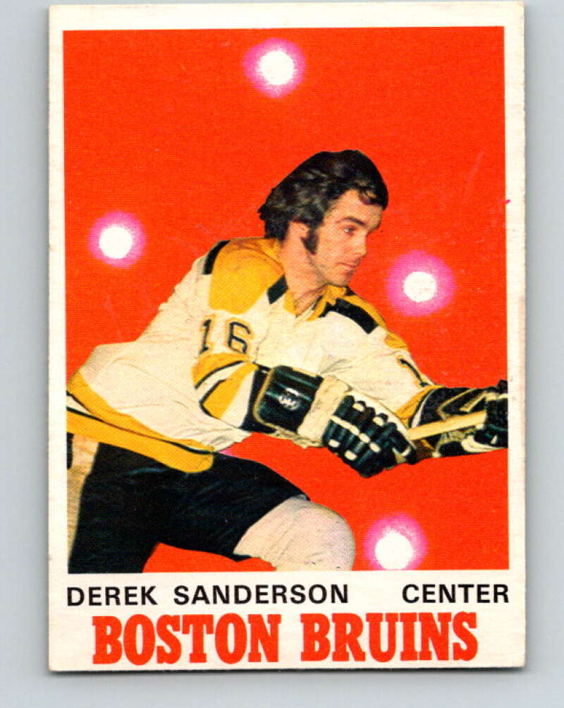 1970-71 O-Pee-Chee #136 Derek Sanderson Boston Bruins V2716