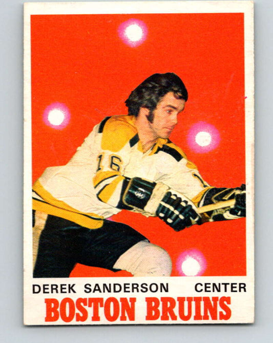 1970-71 O-Pee-Chee #136 Derek Sanderson  Boston Bruins  V2716