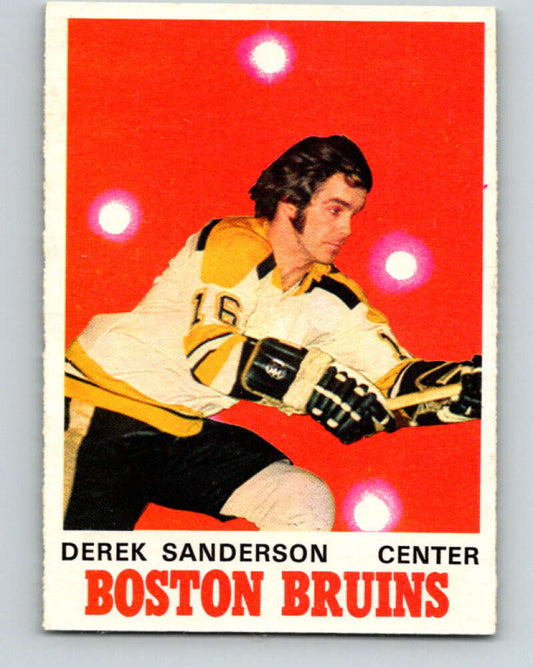 1970-71 O-Pee-Chee #136 Derek Sanderson  Boston Bruins  V2717