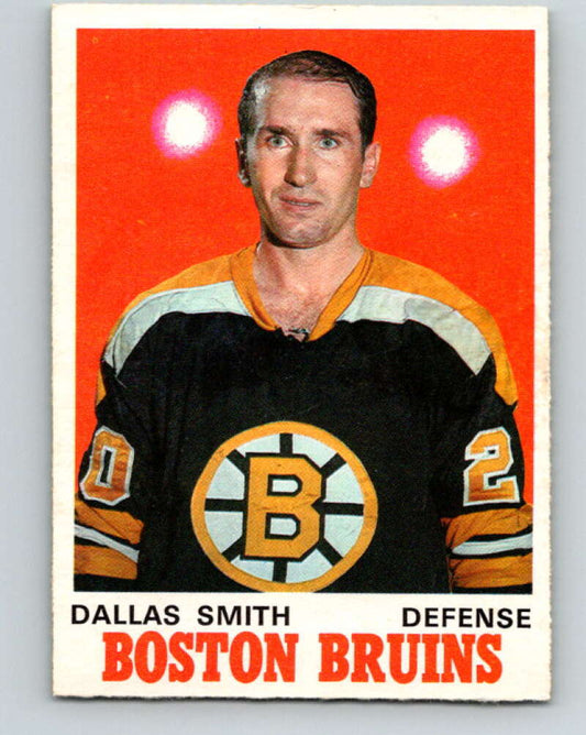 1970-71 O-Pee-Chee #137 Dallas Smith  Boston Bruins  V2720
