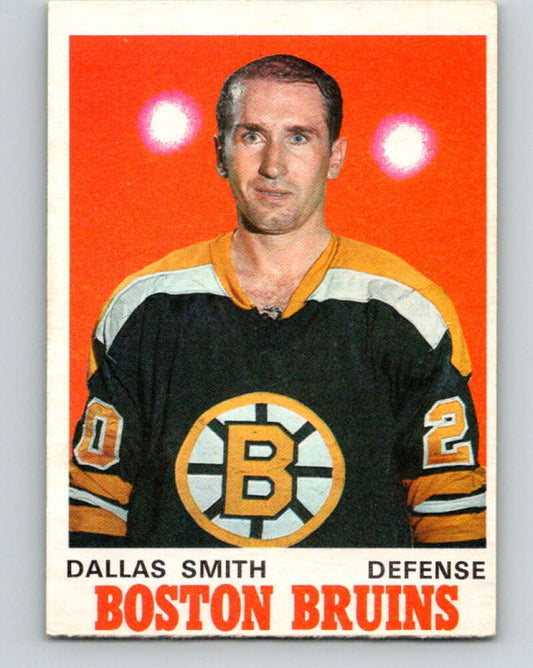 1970-71 O-Pee-Chee #137 Dallas Smith  Boston Bruins  V2721