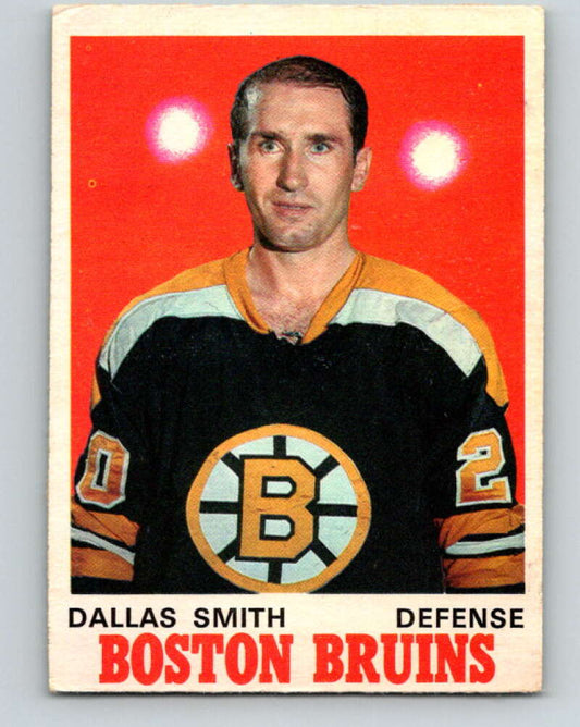 1970-71 O-Pee-Chee #137 Dallas Smith  Boston Bruins  V2722