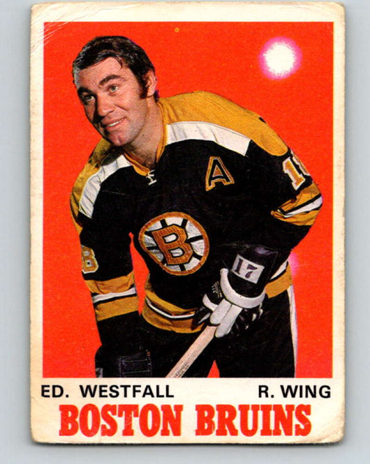 1970-71 O-Pee-Chee #139 Ed Westfall  Boston Bruins  V2728