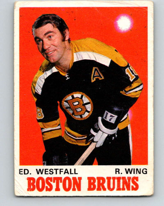 1970-71 O-Pee-Chee #139 Ed Westfall  Boston Bruins  V2729