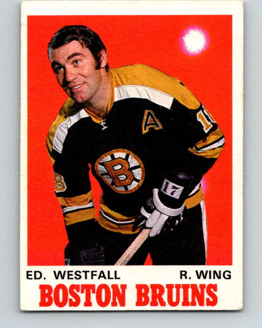 1970-71 O-Pee-Chee #139 Ed Westfall  Boston Bruins  V2730