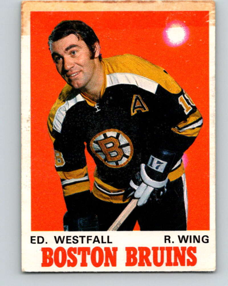 1970-71 O-Pee-Chee #139 Ed Westfall Boston Bruins V2732