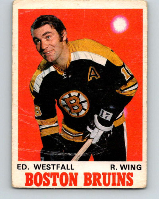 1970-71 O-Pee-Chee #139 Ed Westfall  Boston Bruins  V2733