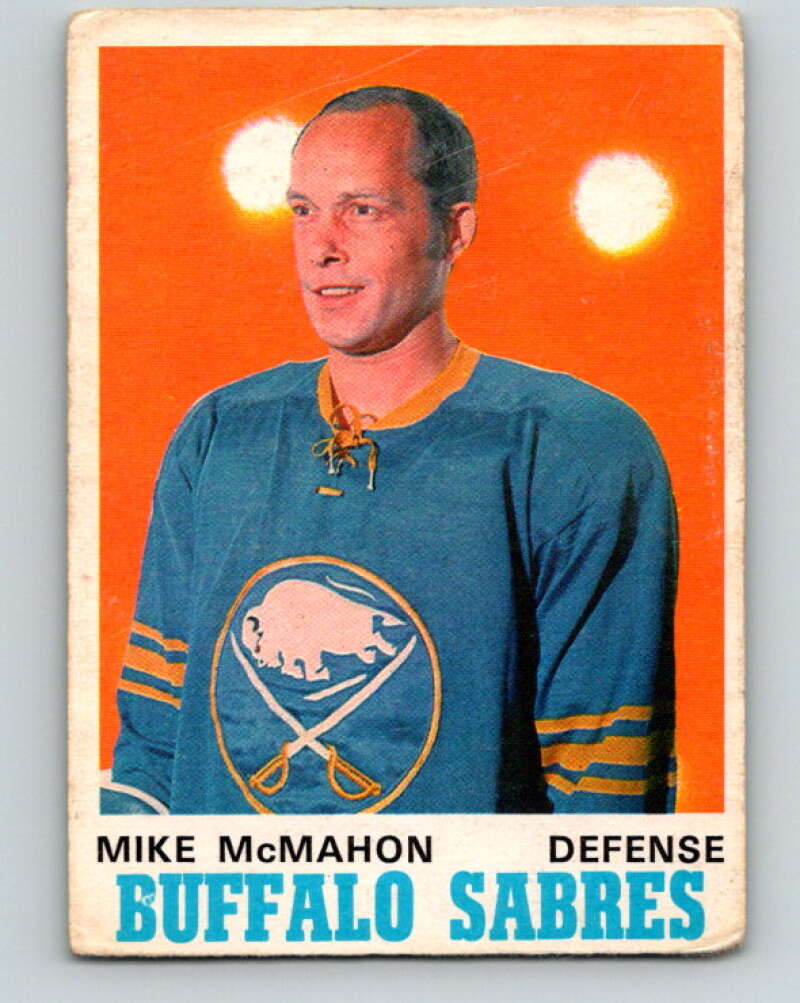 1970-71 O-Pee-Chee #143 Mike McMahon Buffalo Sabres V2743