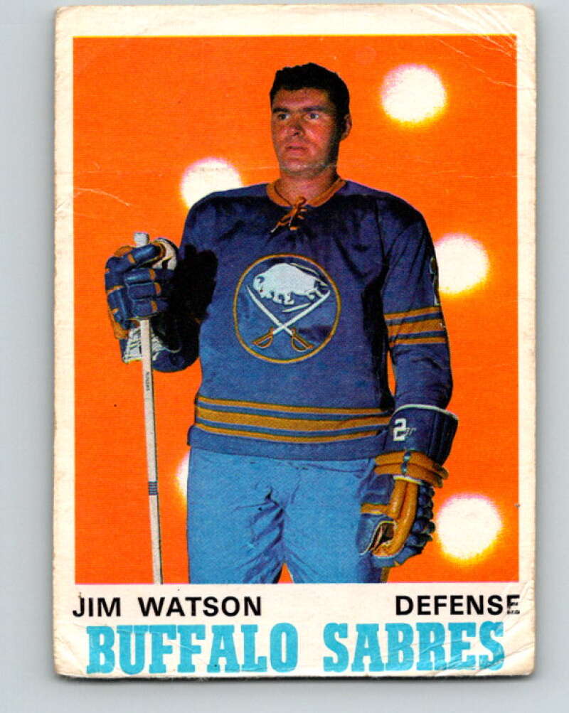 1970-71 O-Pee-Chee #144 Jim Watson Buffalo Sabres V2744