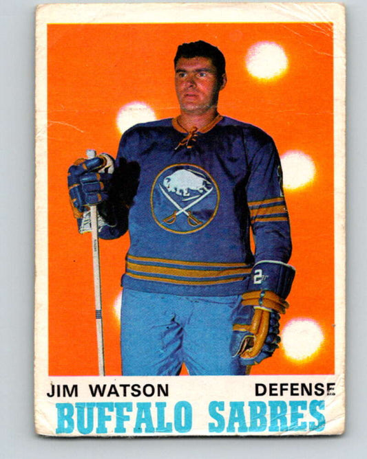 1970-71 O-Pee-Chee #144 Jim Watson  Buffalo Sabres  V2744