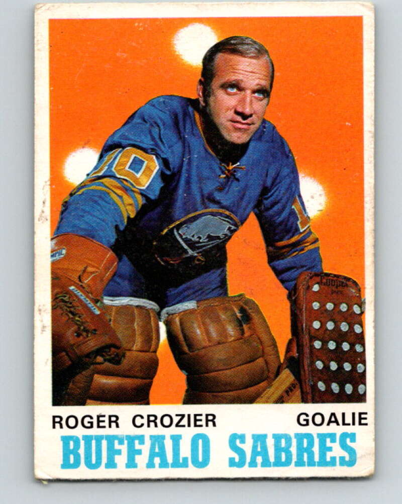 1970-71 O-Pee-Chee #145 Roger Crozier Buffalo Sabres V2745