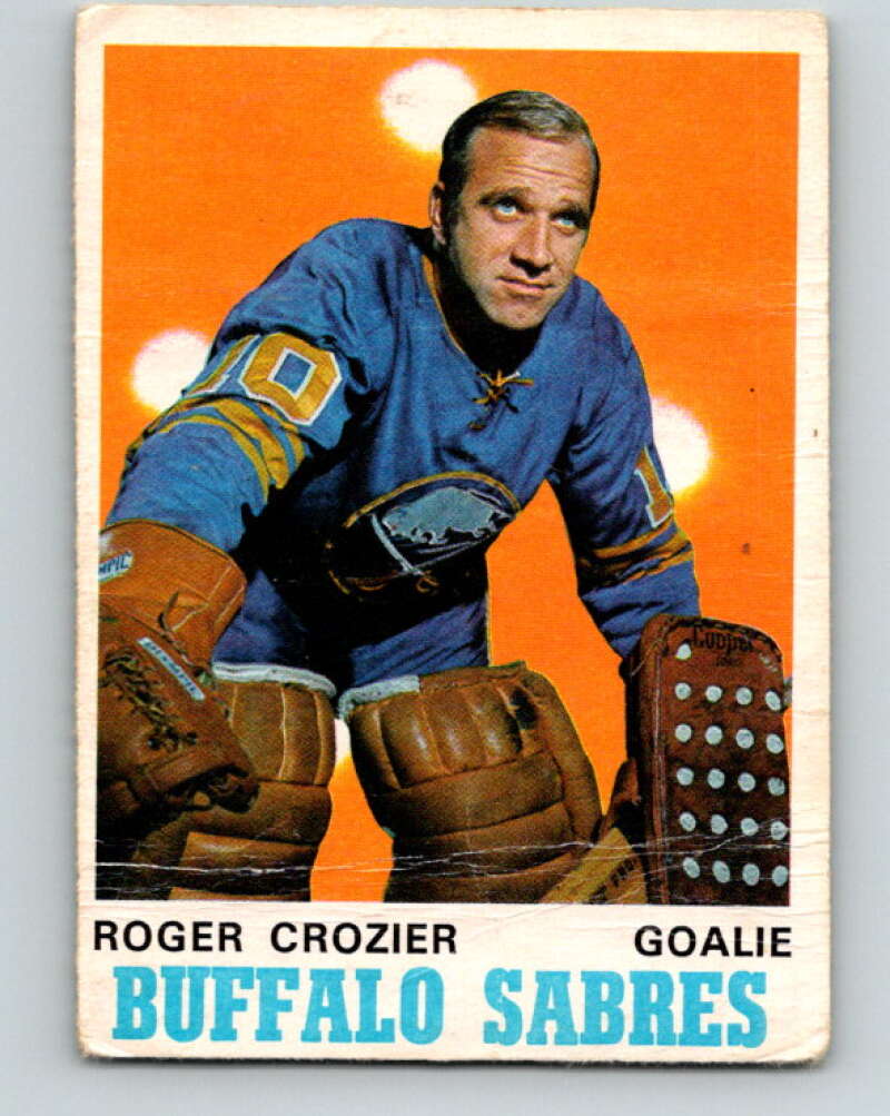 1970-71 O-Pee-Chee #145 Roger Crozier Buffalo Sabres V2747