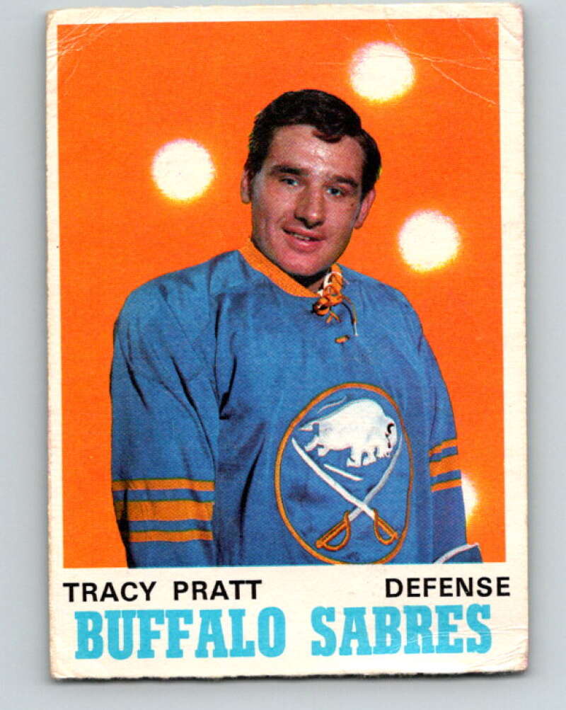 1970-71 O-Pee-Chee #146 Tracy Pratt Buffalo Sabres V2749