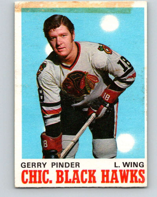 1970-71 O-Pee-Chee #148 Gerry Pinder  RC Rookie Chicago Blackhawks  V2757