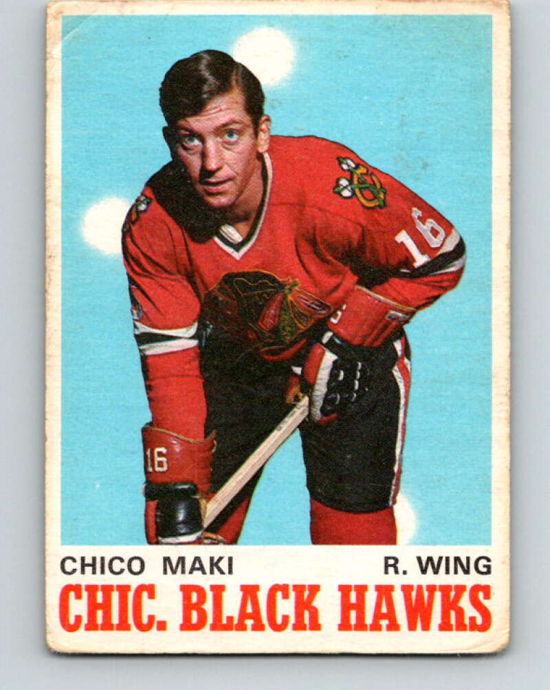 1970-71 O-Pee-Chee #149 Chico Maki Chicago Blackhawks V2761